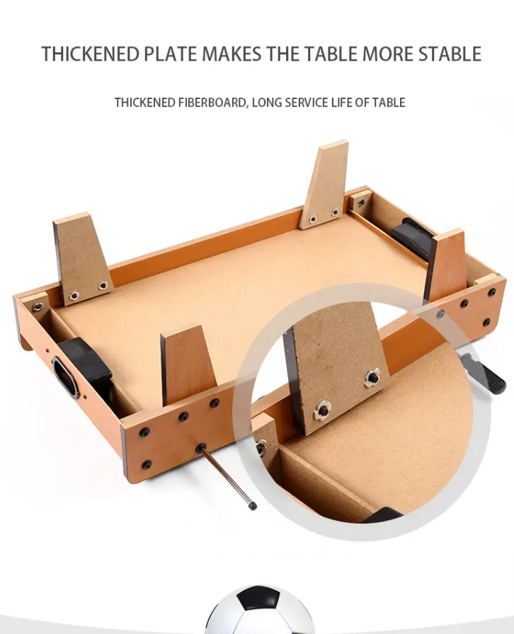 26-Inch Portable Mini Wooden Foosball Table For Kids And Adults