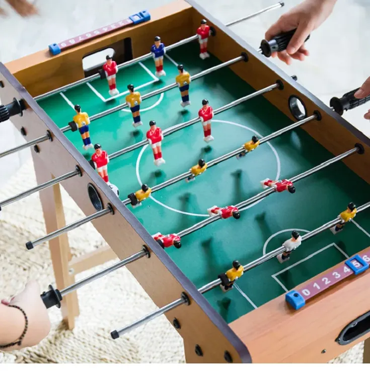 26-Inch Portable Mini Wooden Foosball Table For Kids And Adults
