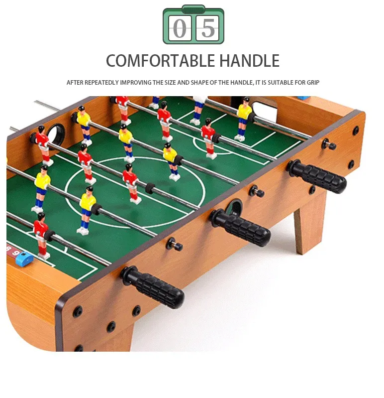 26-Inch Portable Mini Wooden Foosball Table For Kids And Adults