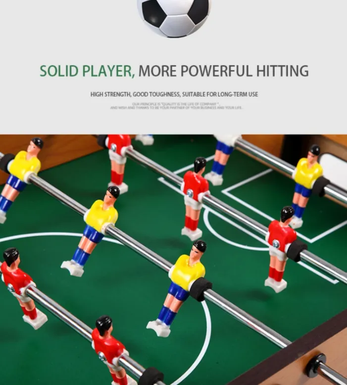 26-Inch Portable Mini Wooden Foosball Table For Kids And Adults