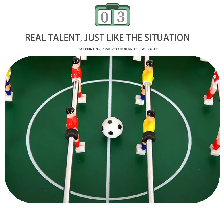 26-Inch Portable Mini Wooden Foosball Table For Kids And Adults