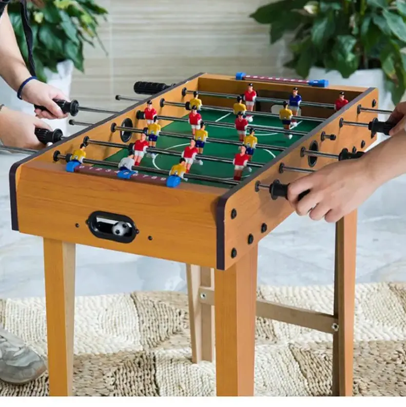 26-Inch Portable Mini Wooden Foosball Table For Kids And Adults