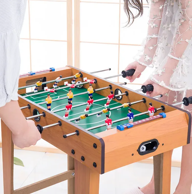 26-Inch Portable Mini Wooden Foosball Table For Kids And Adults
