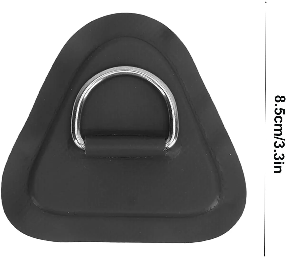 4 Pcs Inflatable Boat D Rings Patch, Surfboard D Rings Patch, Stainless Steel D Rings Pad for Inflatable Boats, Rafts, Vertical Paddle Boards, Etc