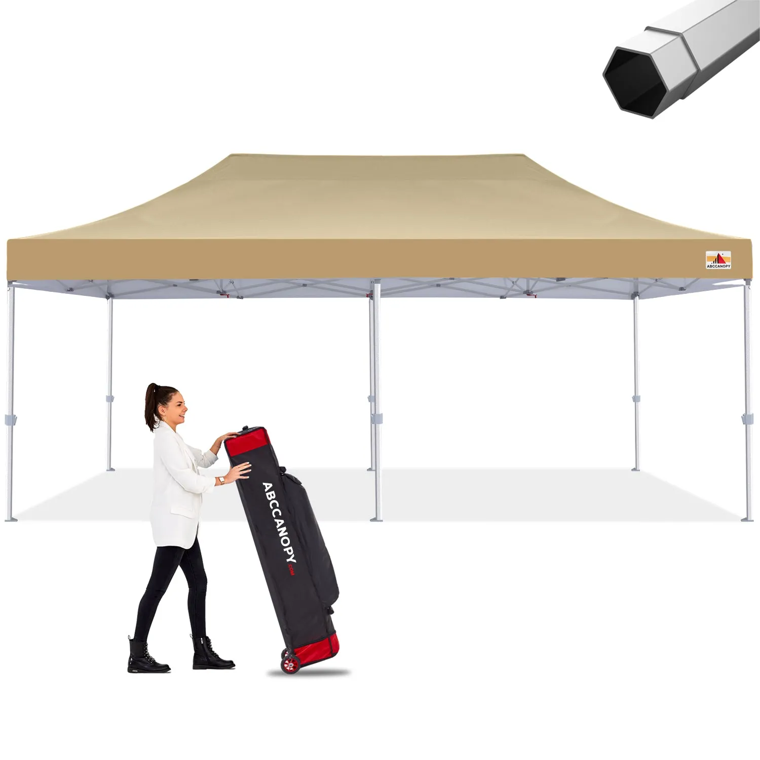 ABCCANOPY S2 Premium Heavy Duty 10x10/10x15/10x20 Pop Up Canopy Tent