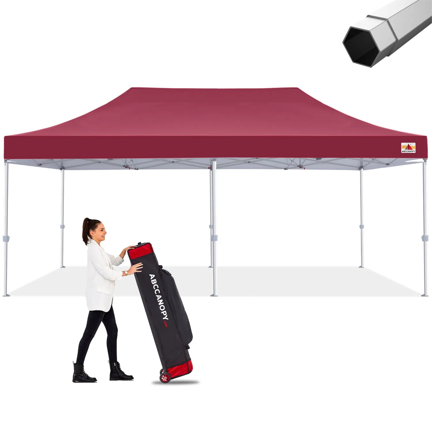 ABCCANOPY S2 Premium Heavy Duty 10x10/10x15/10x20 Pop Up Canopy Tent