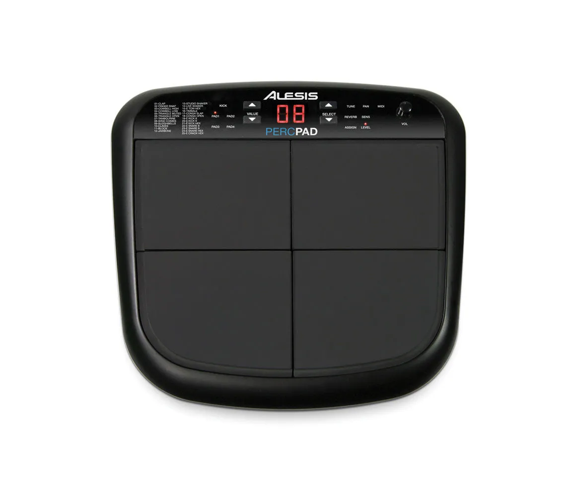 Alesis PercPad Compact Four Pad Percussion Instrument
