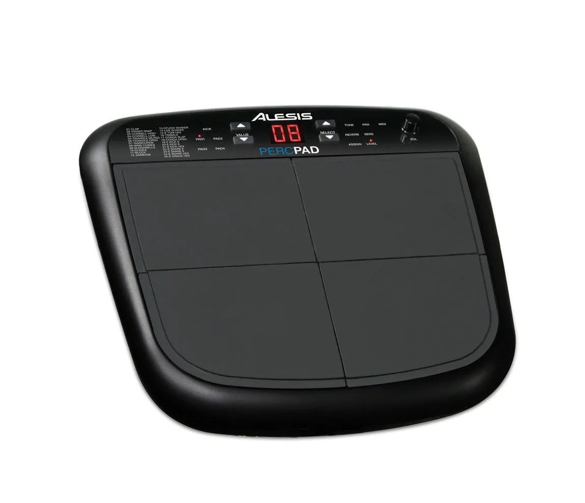 Alesis PercPad Compact Four Pad Percussion Instrument