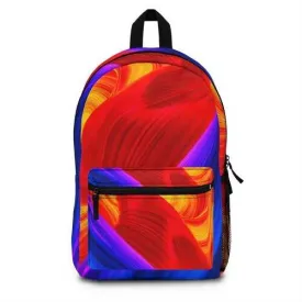 Backpacks, Colorful Fluid Swirl Style Backpack Bag