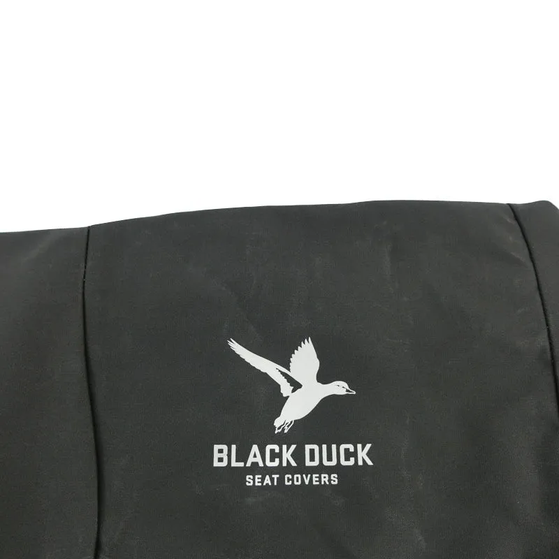 Black Duck Canvas Seat Covers Grammer MSG12 and MSG 20 seats with Short Back Black