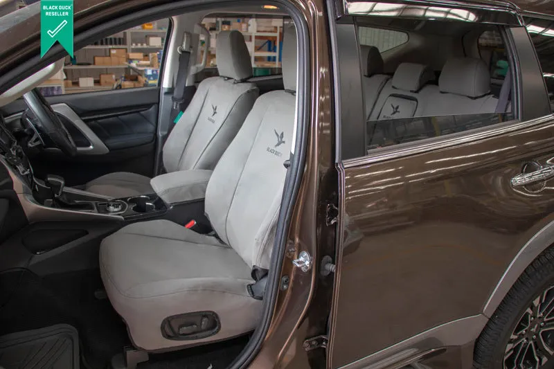 Black Duck Canvas Seat Covers National 2000 Standard Plus Series Grey