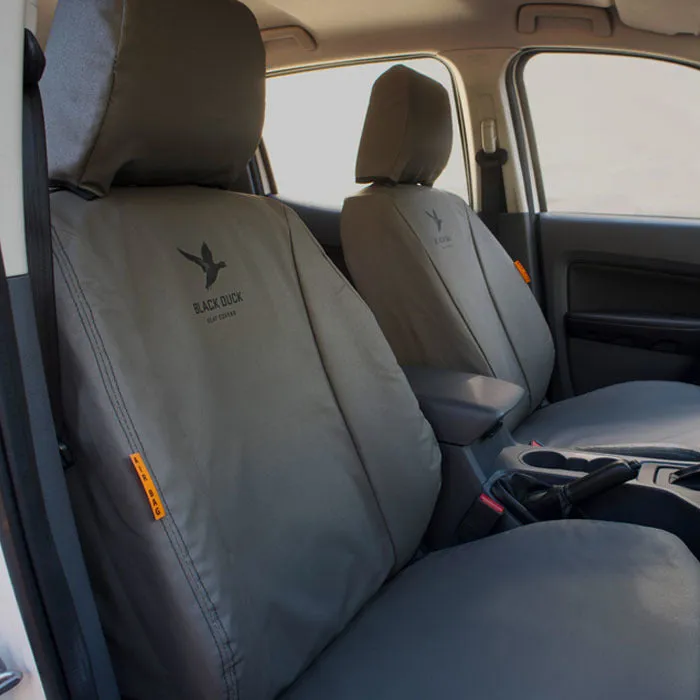 Black Duck Canvas Seat Covers National 2000 Standard Plus Series Grey