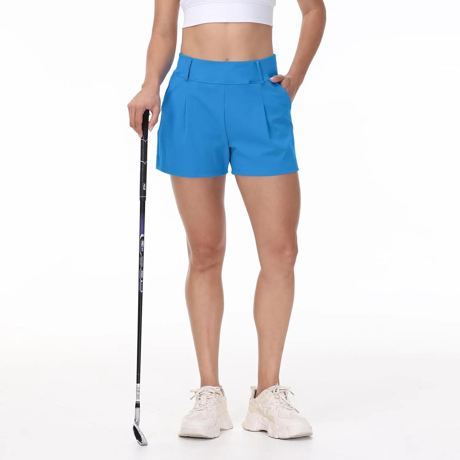 Blaosn Womens Golf Shorts Workout Running Bike Gym Athletic Lounge Work Dress Pants High Waist Cute Clothes Summer Outfits
