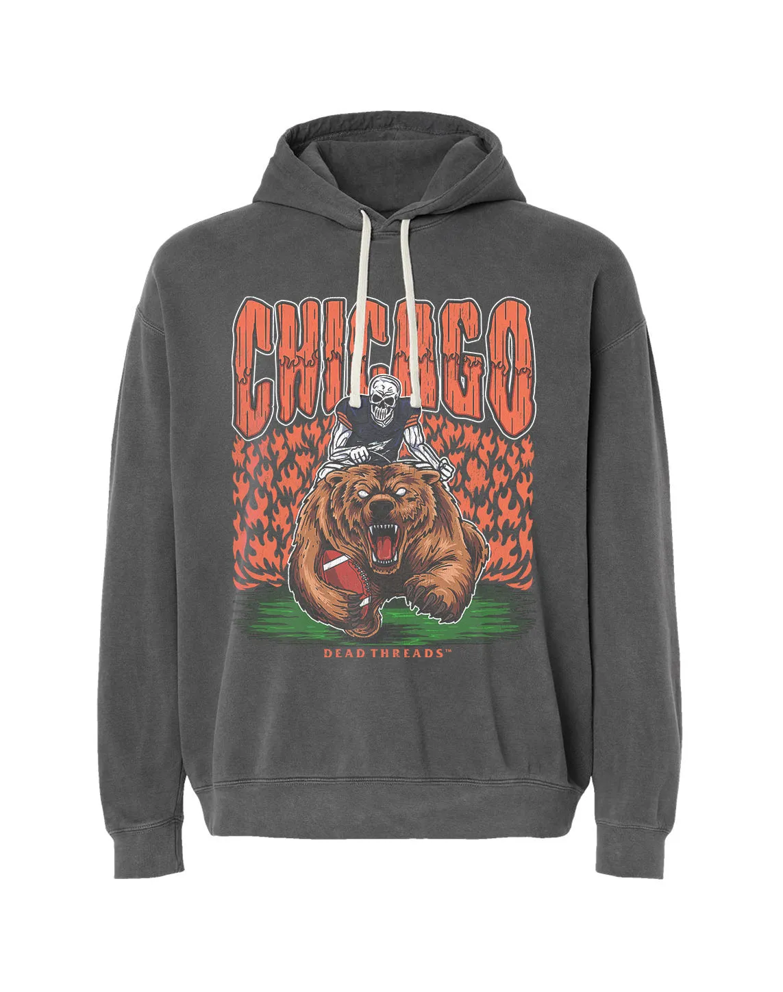 CHICAGO FOOTBALL v1 - LIGHTWEIGHT HOODIE