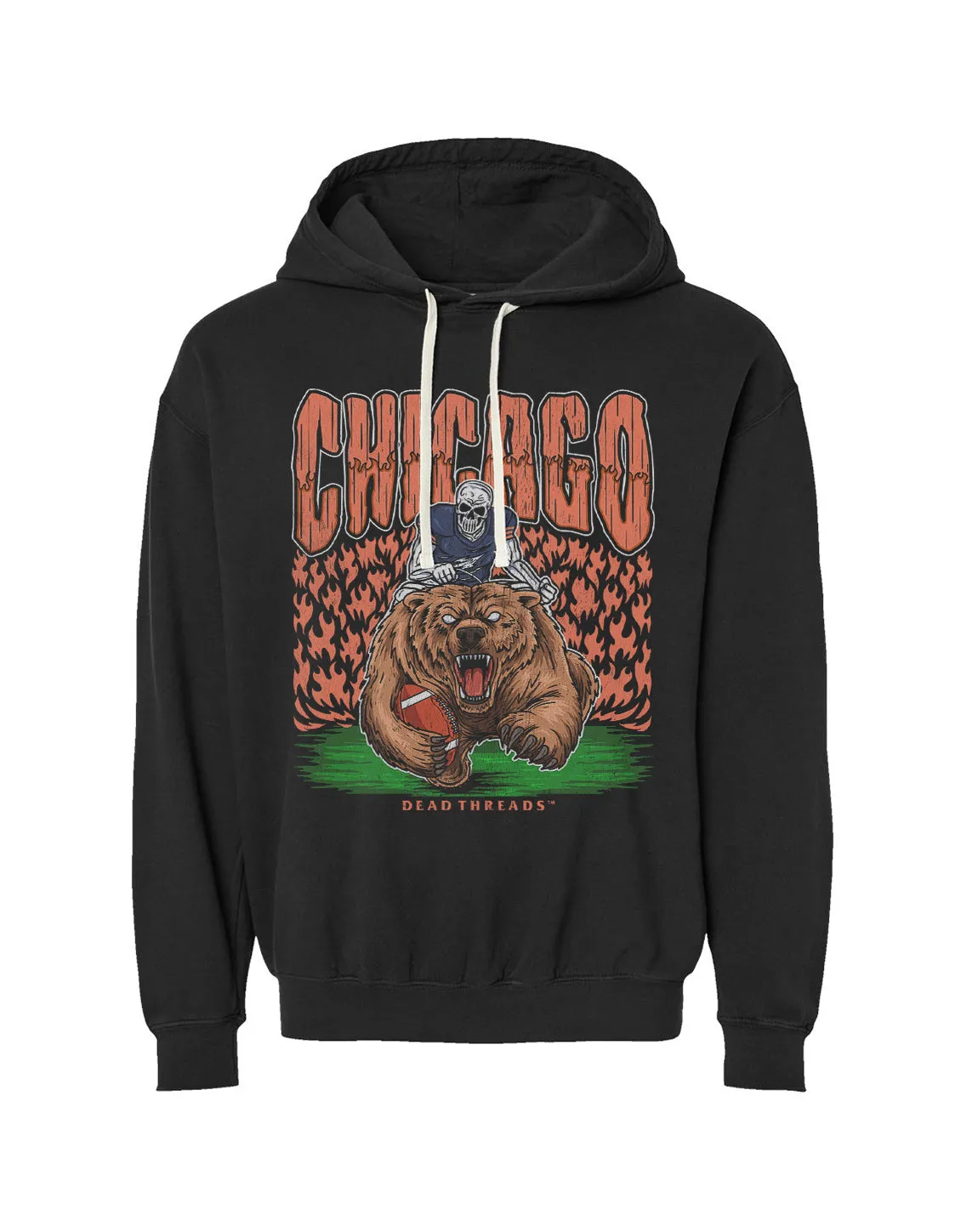 CHICAGO FOOTBALL v1 - LIGHTWEIGHT HOODIE