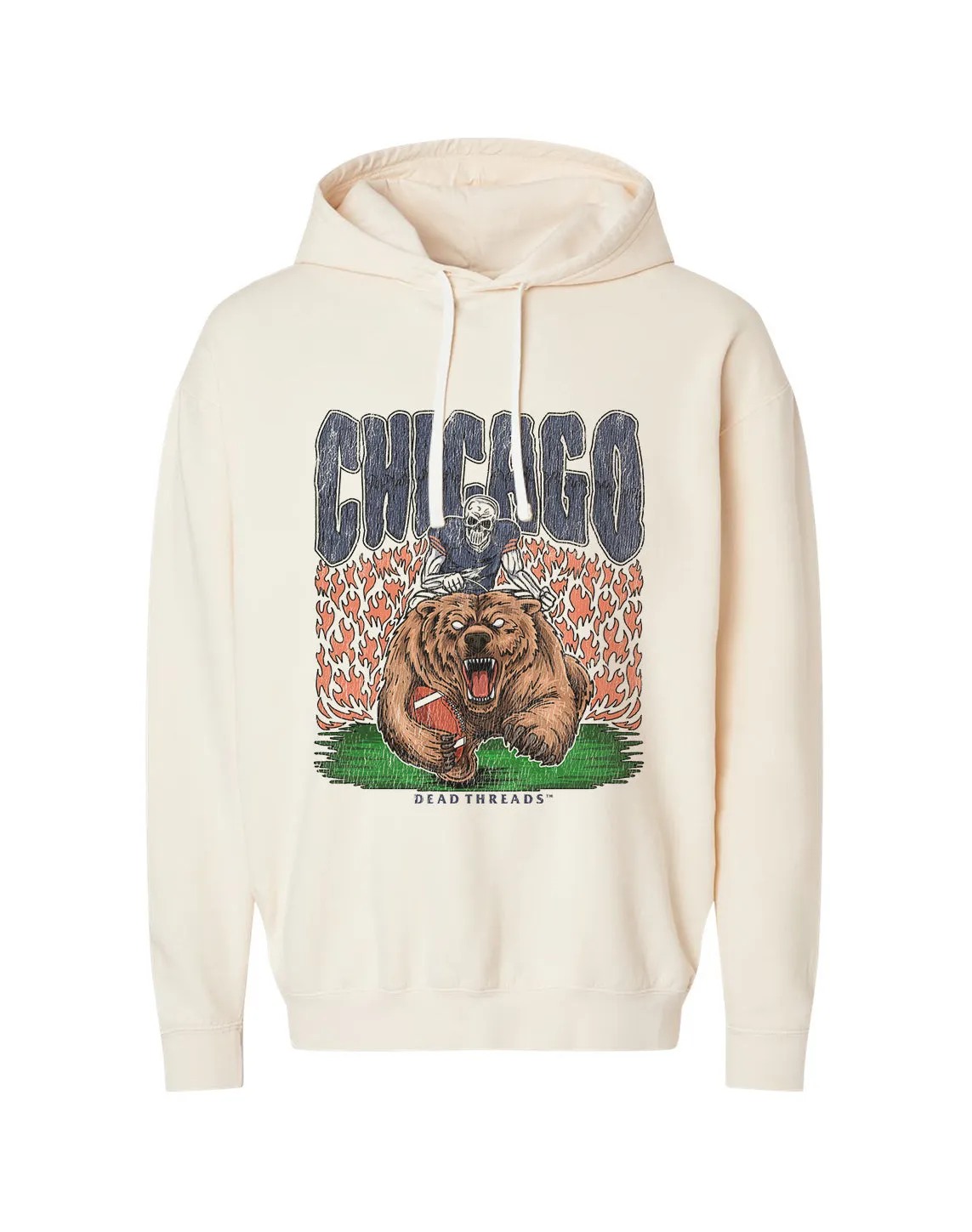 CHICAGO FOOTBALL v1 - LIGHTWEIGHT HOODIE