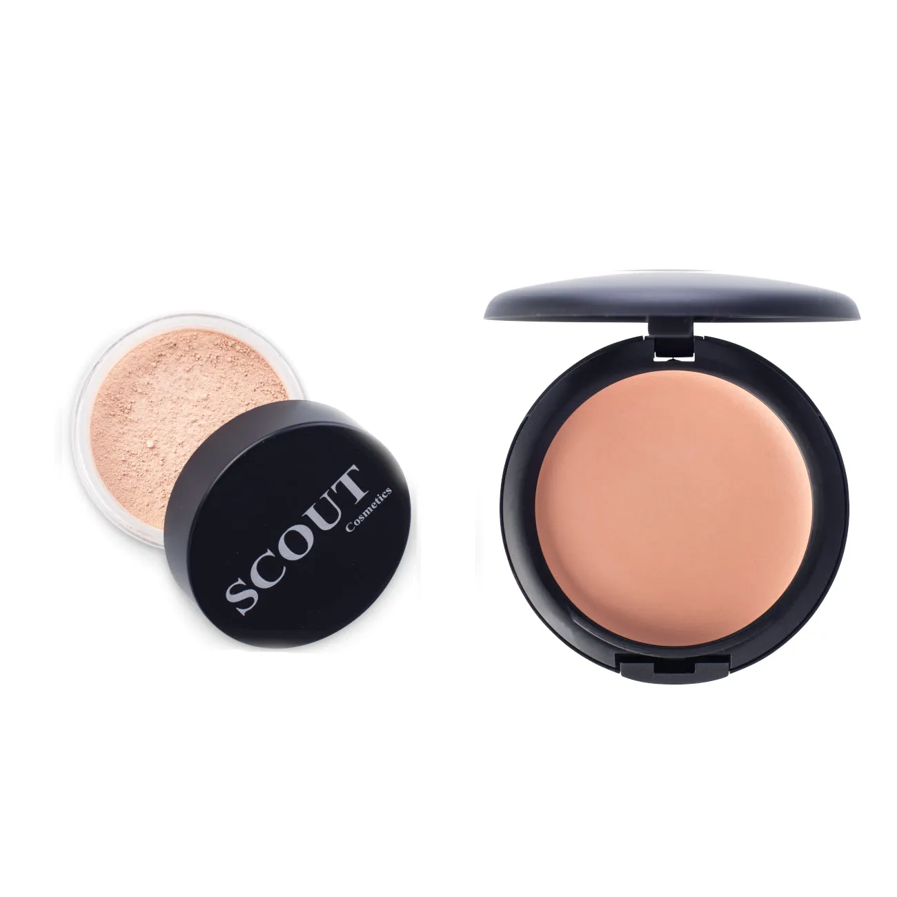 Creme & Powder Foundation Set for Dry & Normal Skin