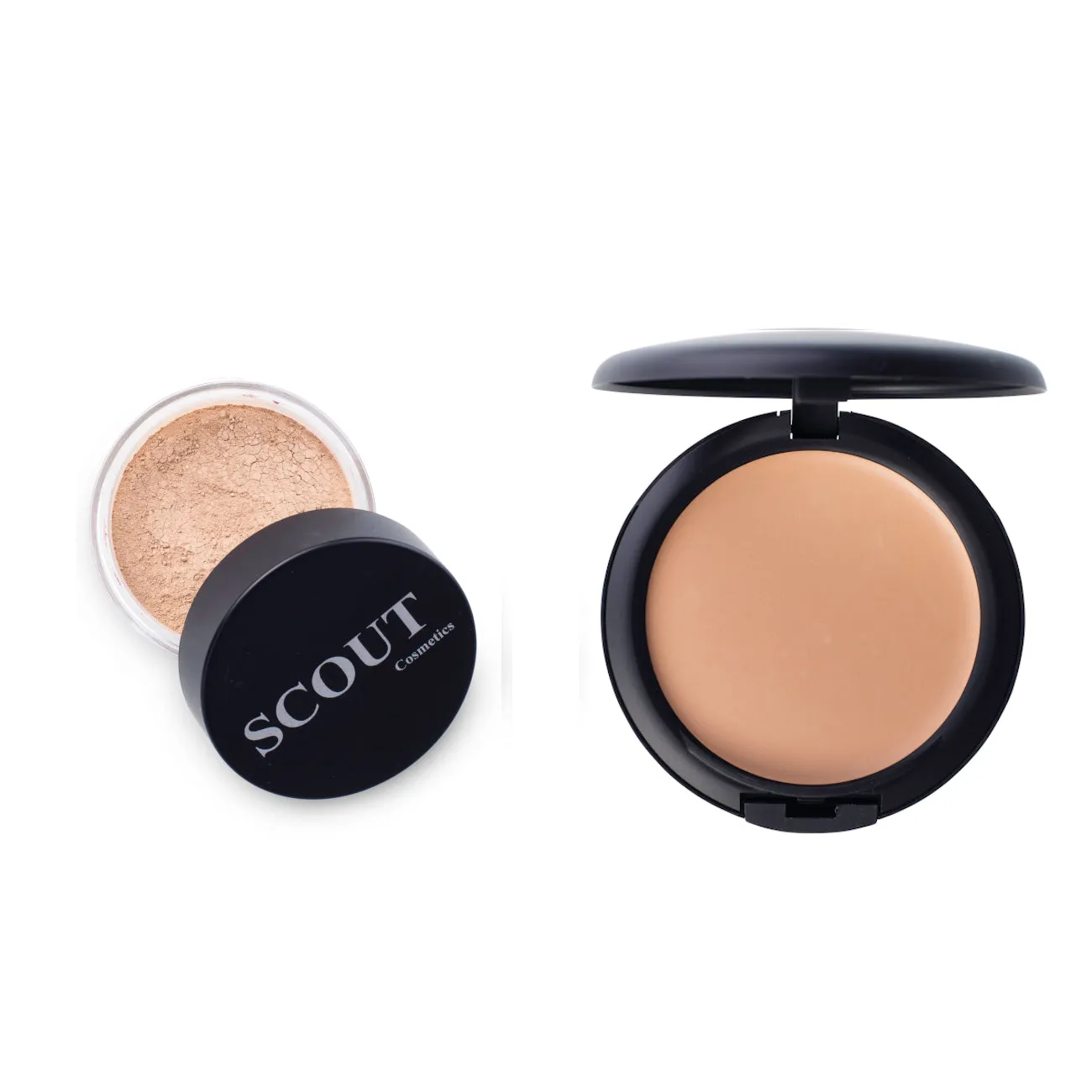 Creme & Powder Foundation Set for Dry & Normal Skin