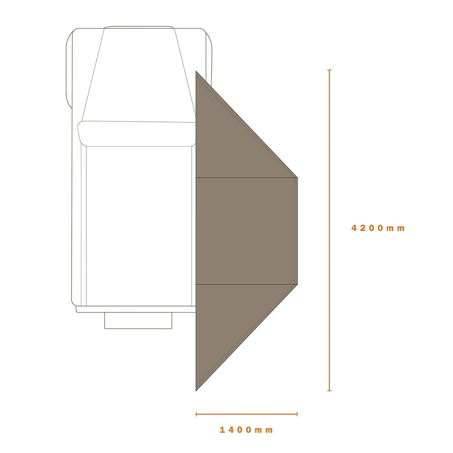 Darche Eclipse 180V Versatile Awning   Wall Set BUNDLE