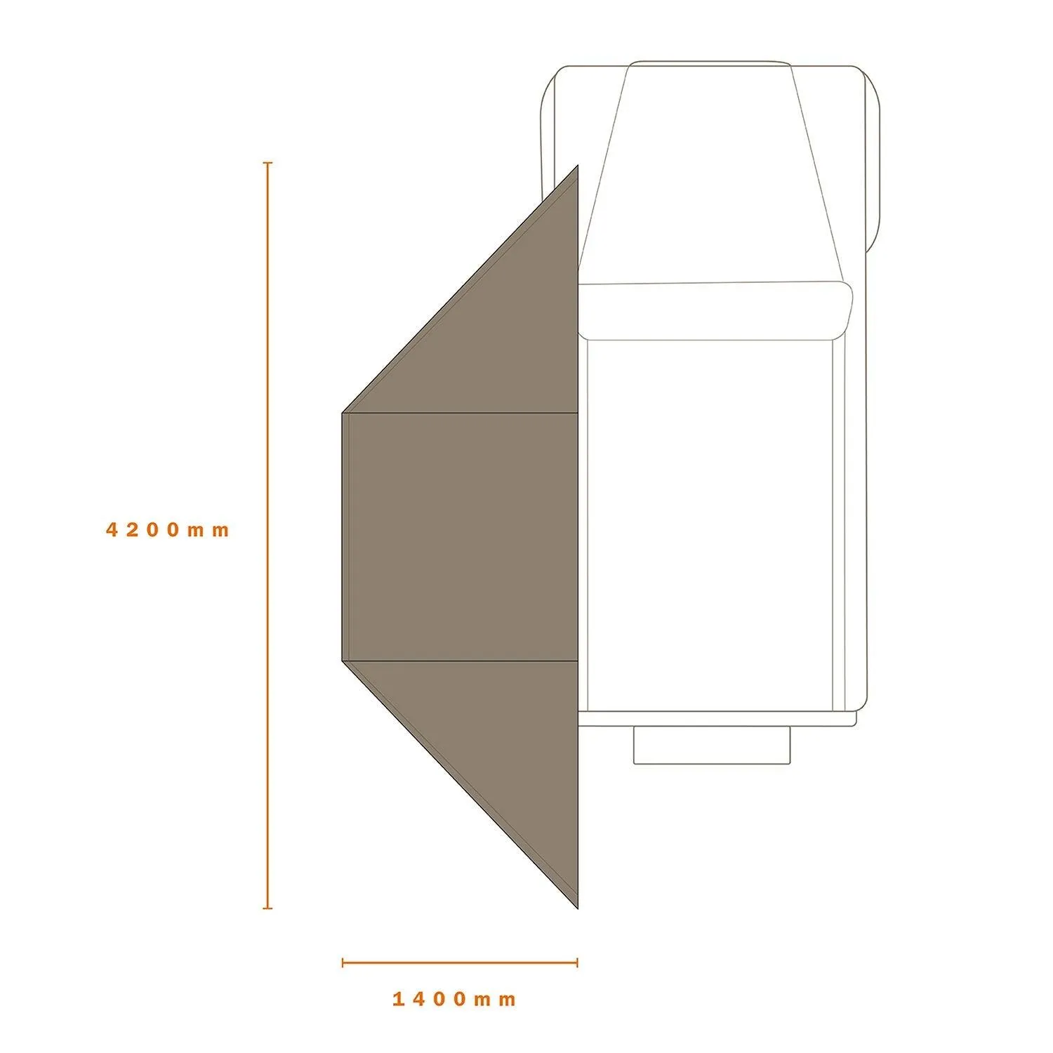 Darche Eclipse 180V Versatile Awning   Wall Set BUNDLE