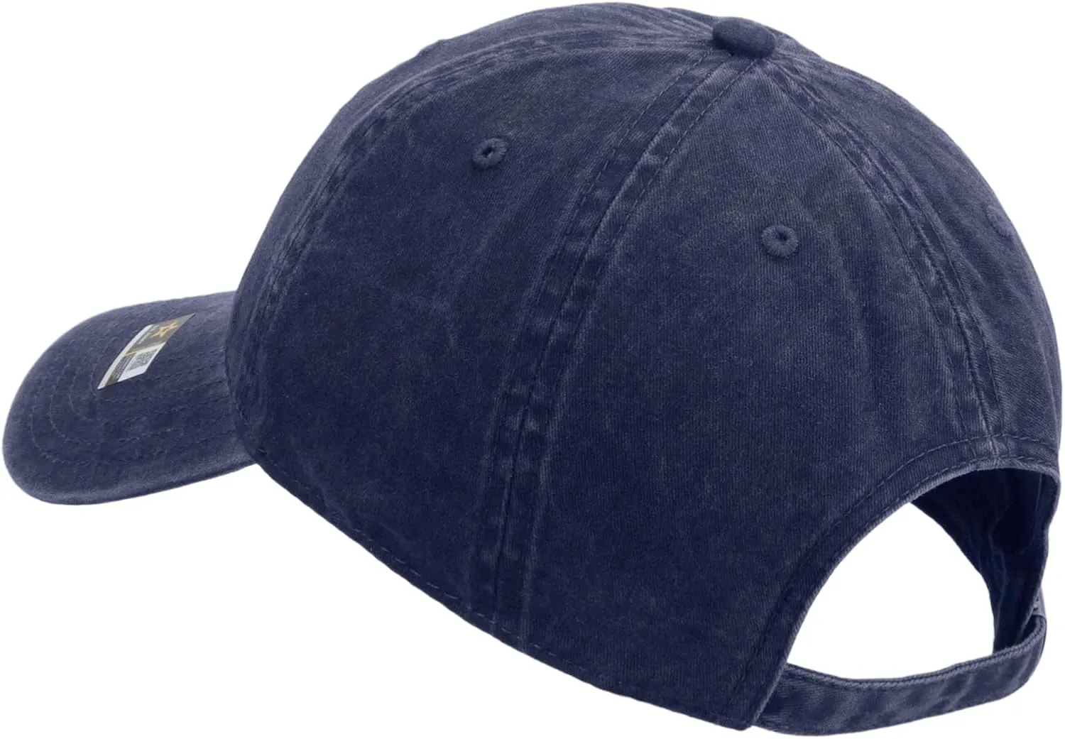 e4Hats.com U.S. Army Veteran Military Embroidered Washed Solid Pigment Dyed Cotton Twill Brass Buckle Cap