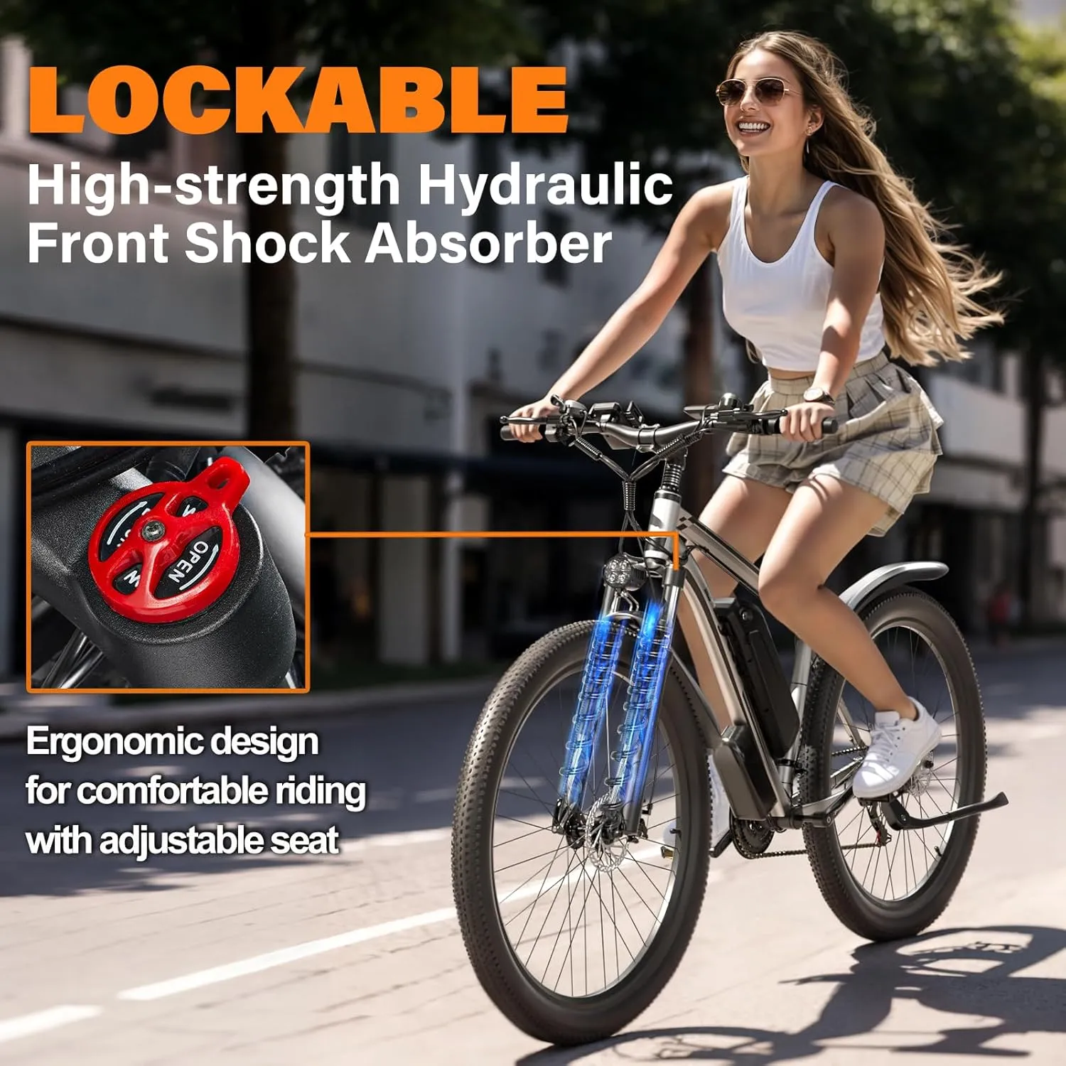 EBycco 29 Electric Bike for Adults, 48V 17.5AH Battery, 750W Peak 1000W Electric Mountain Bike, Up to 70 Miles 34MPH Ebike with 21-Speed, Electric Bicycle E-Bike for Commuter, UL 2849 Certified
