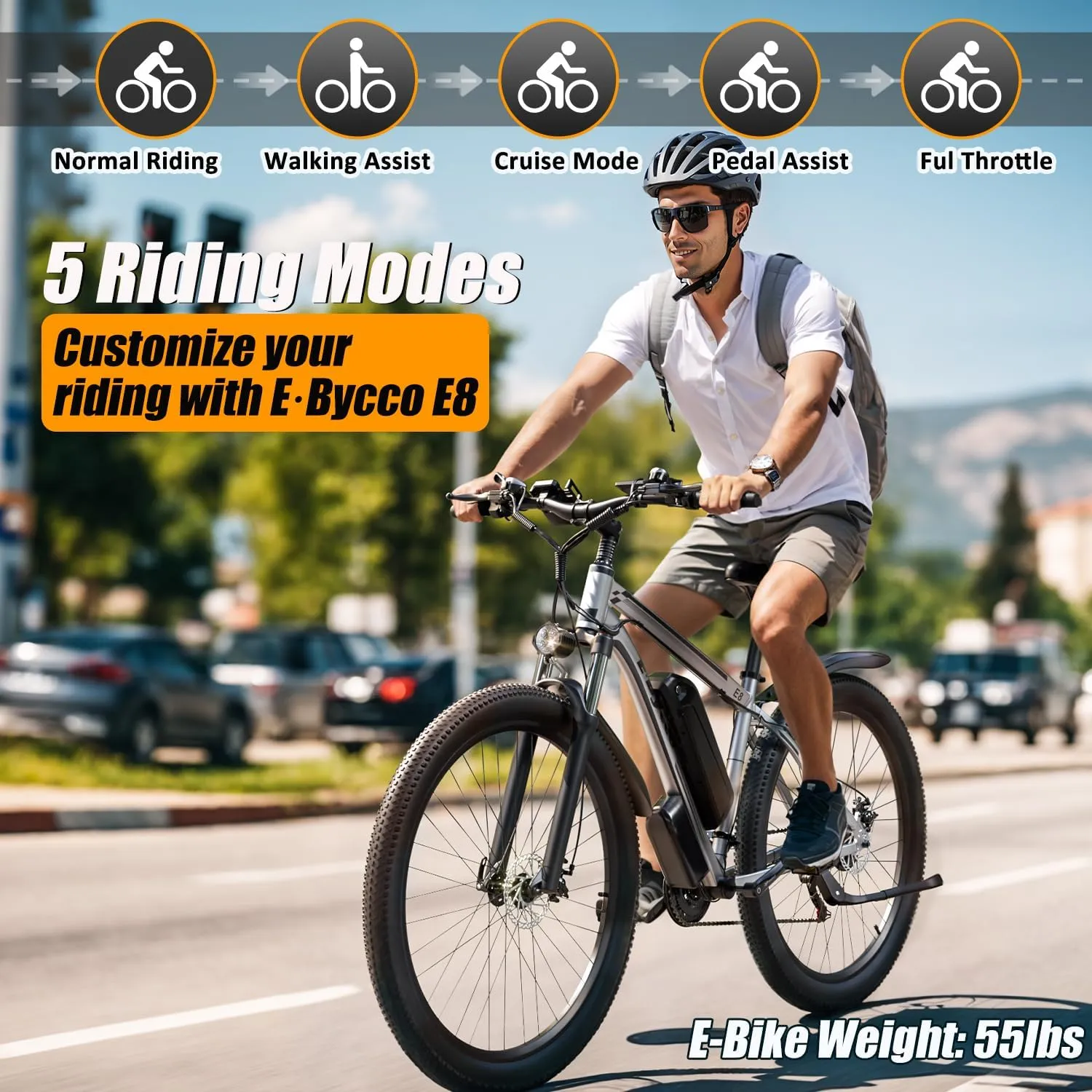 EBycco 29 Electric Bike for Adults, 48V 17.5AH Battery, 750W Peak 1000W Electric Mountain Bike, Up to 70 Miles 34MPH Ebike with 21-Speed, Electric Bicycle E-Bike for Commuter, UL 2849 Certified