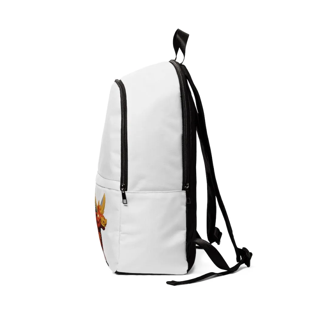Fire Bull Unisex Fabric Backpack