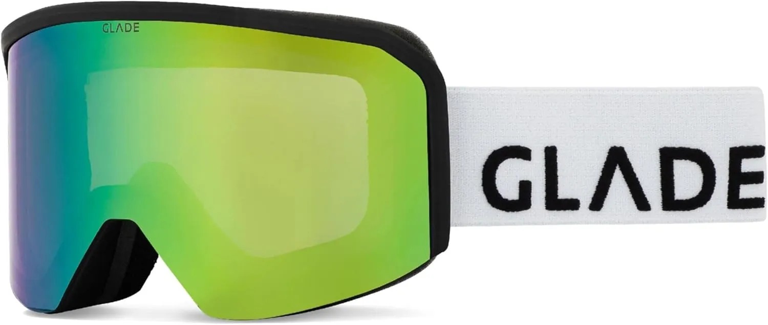 GLADE Mesa Ski Goggles  Anti-Fog, Interchangeable Lens System, 100% UVA/UVB Protection, Medium Fit, Designed in Colorado