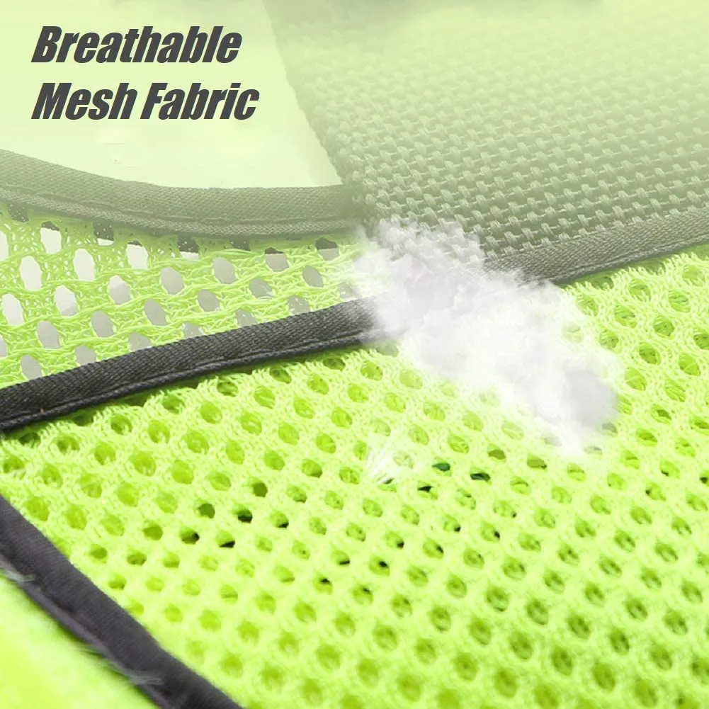 Hi Vis Viz High Visibility Mesh Reflective Safety Vest