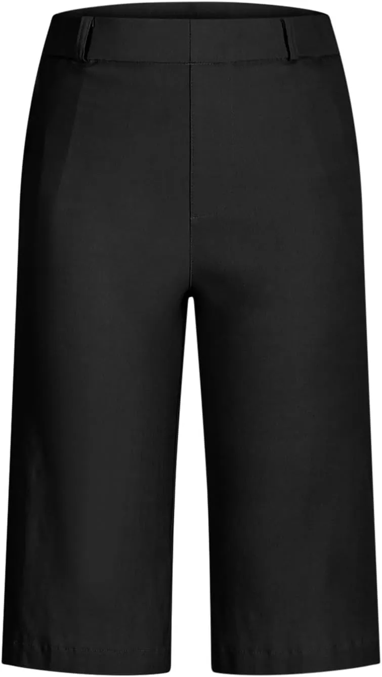 hlysgo Bermuda Shorts for Women 2025 Trendy Casual High Waist Knee Length Chino Shorts Summer Twill Hiking Vacation Outfits