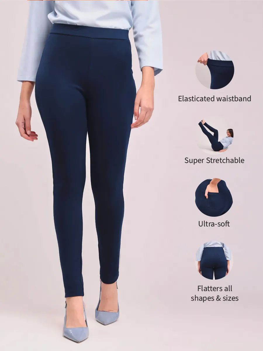 LivIn Air Bootcut Pants - Navy