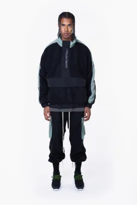 M93 anorak / black   sea foam