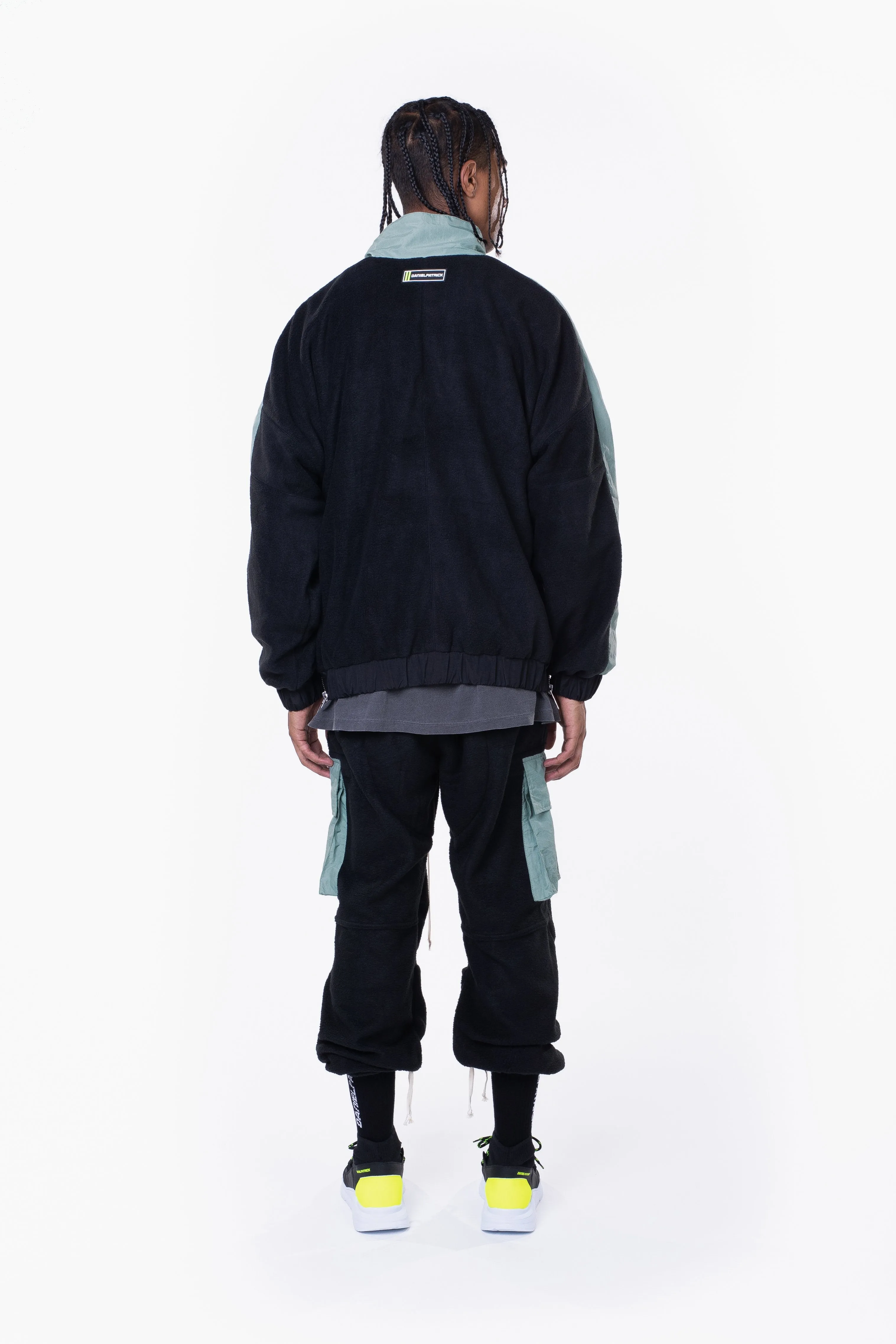 M93 anorak / black   sea foam
