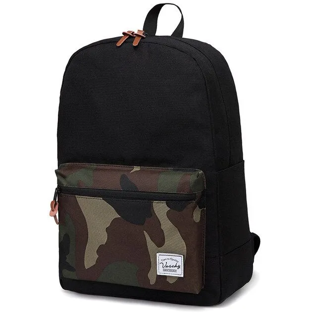 Men Backpack Waterproof Large Casual School Bag Student 15.6 inch Laptop Backpacks Fashion Leisure Backpack
