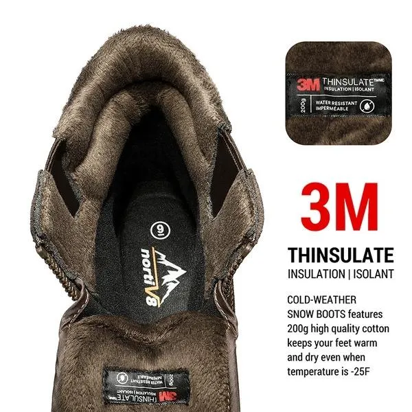 Men's Waterproof Non-Slip Snow Boots