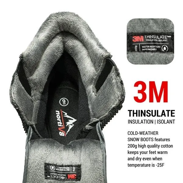 Men's Waterproof Non-Slip Snow Boots