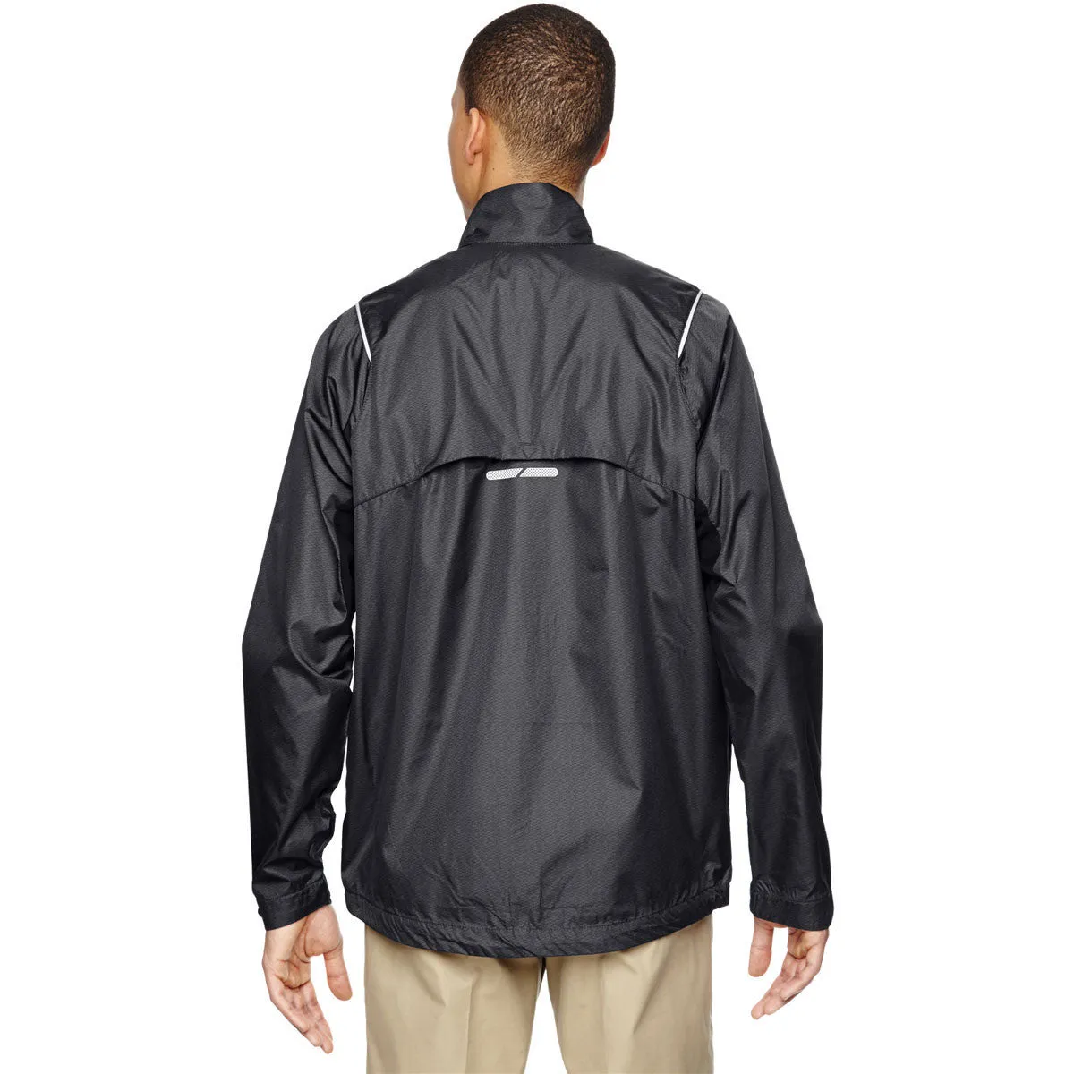 North End Men's Carbon Sustain Lightweight Dobby Jacket with Print
