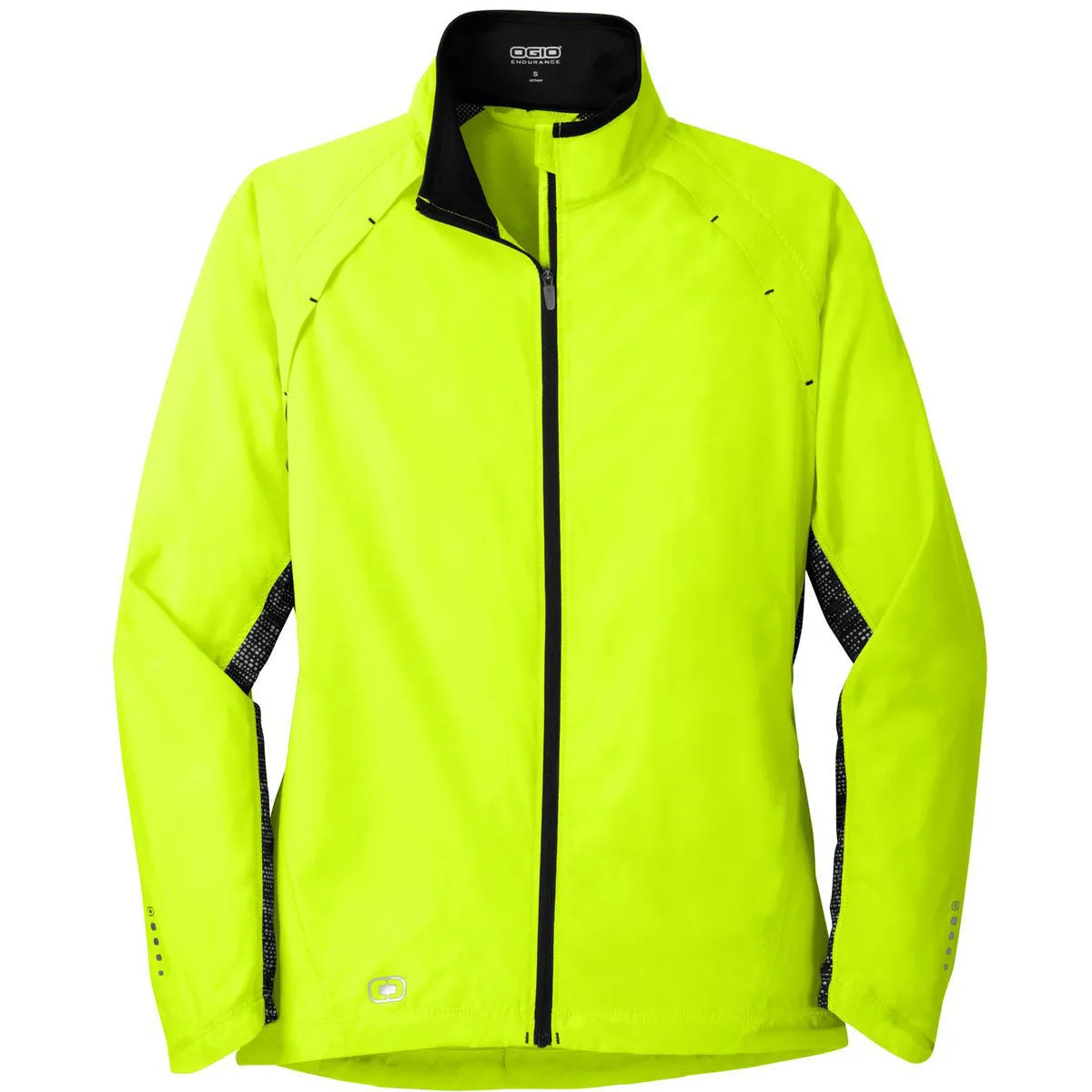 OGIO Women's Pace Yellow/Black/Reflective Endurance Velocity Jacket