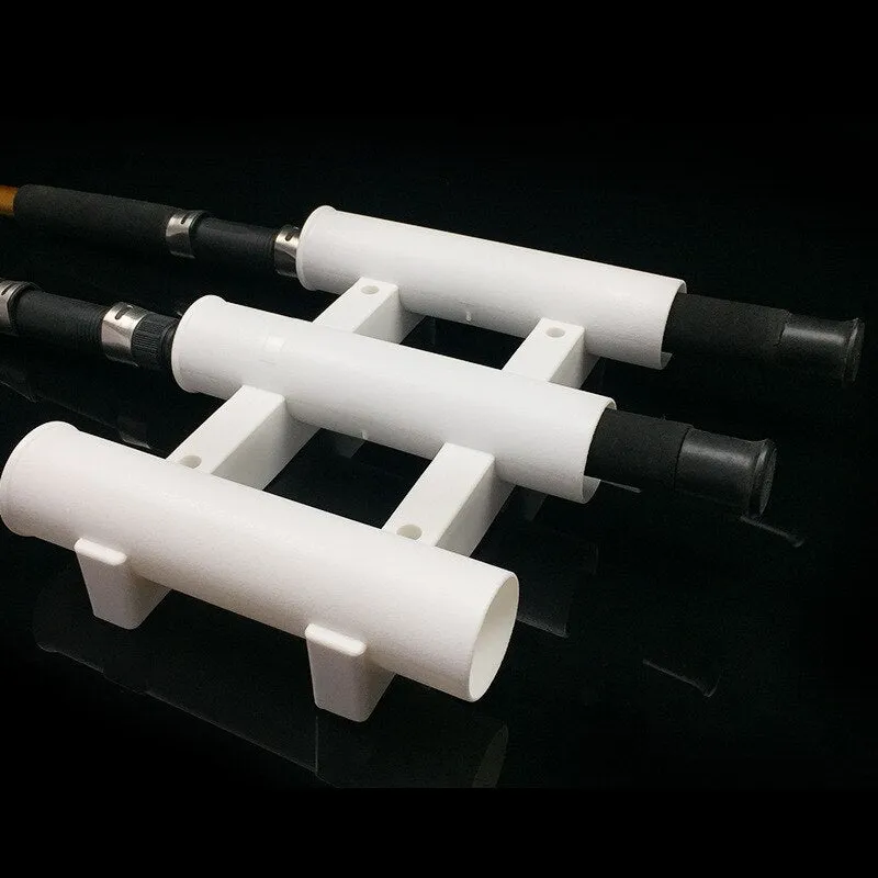 One Piece-3 Pole, Lightweight Durable Plastic Fishing Rods Holder
