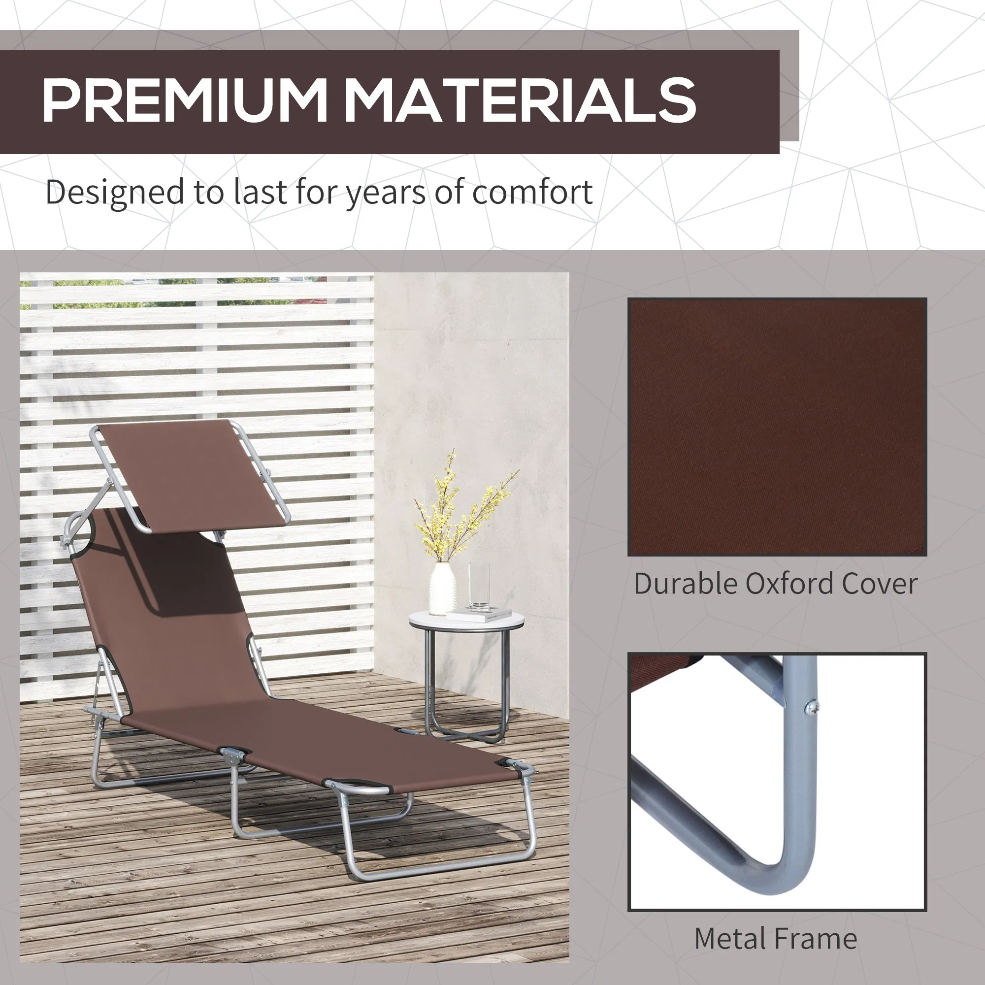 Outdoor Foldable Sun Lounger