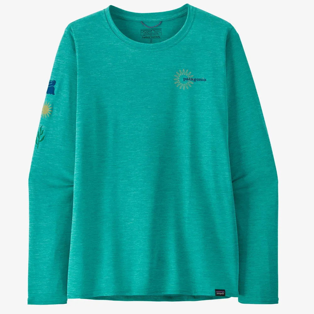 Patagonia Cap Cool Longsleeve - Channel Islands: Subtidal Blue
