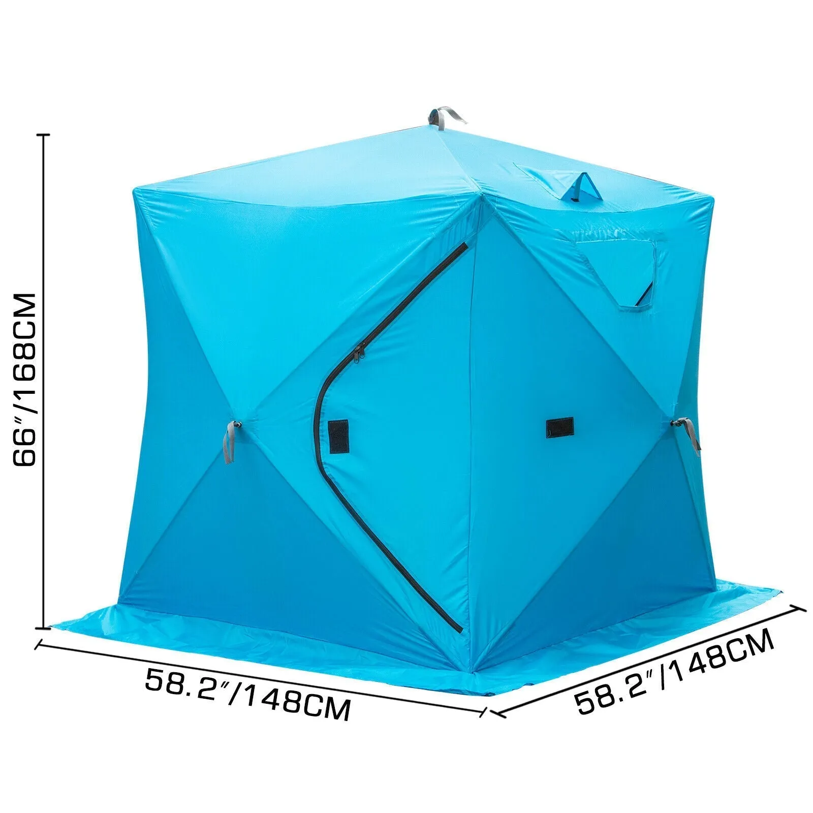 Portable Heavy Duty Pop Up Ice Fishing Shelter Shanty