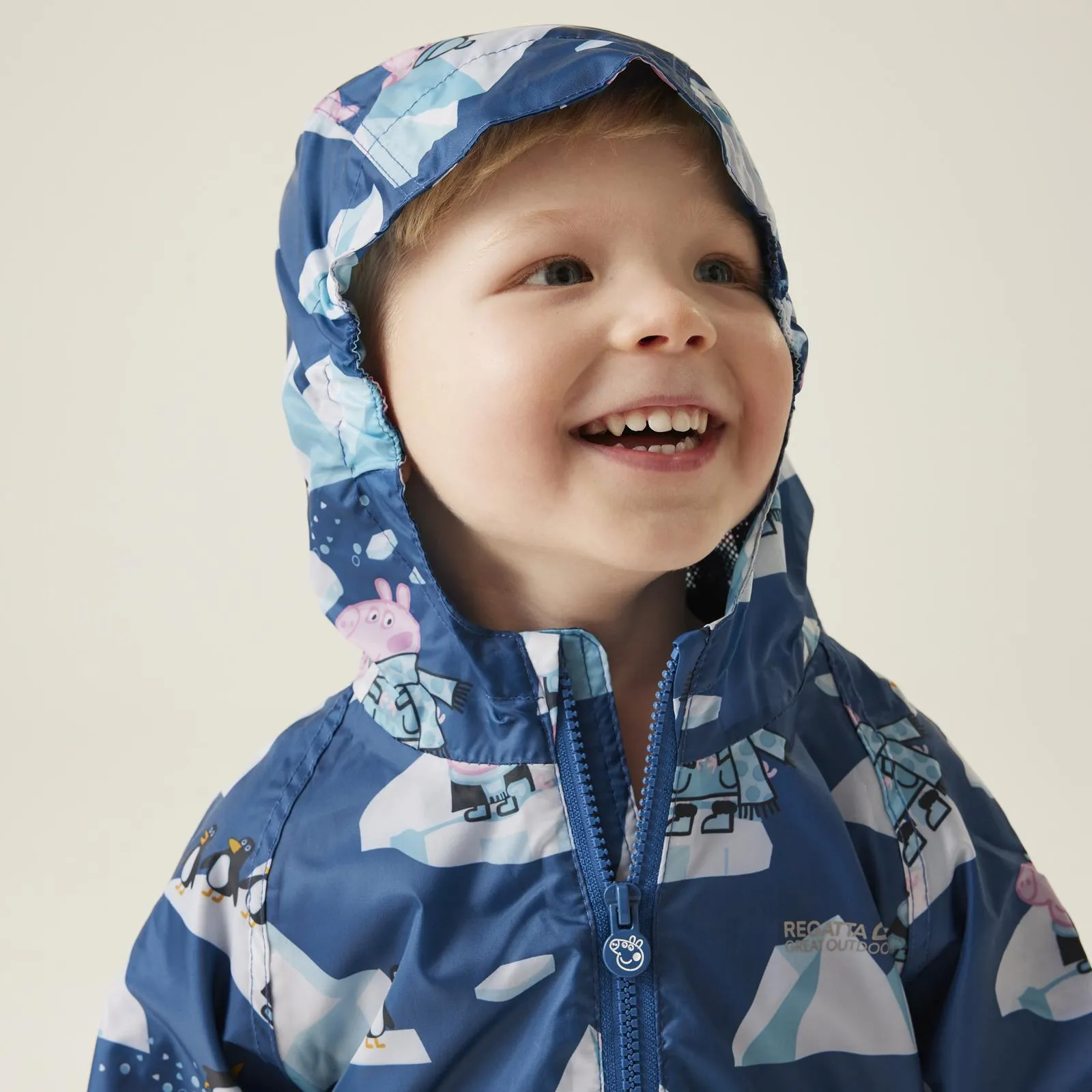 Regatta Kids Peppa Pig Pobble Print Waterproof Puddle Suit