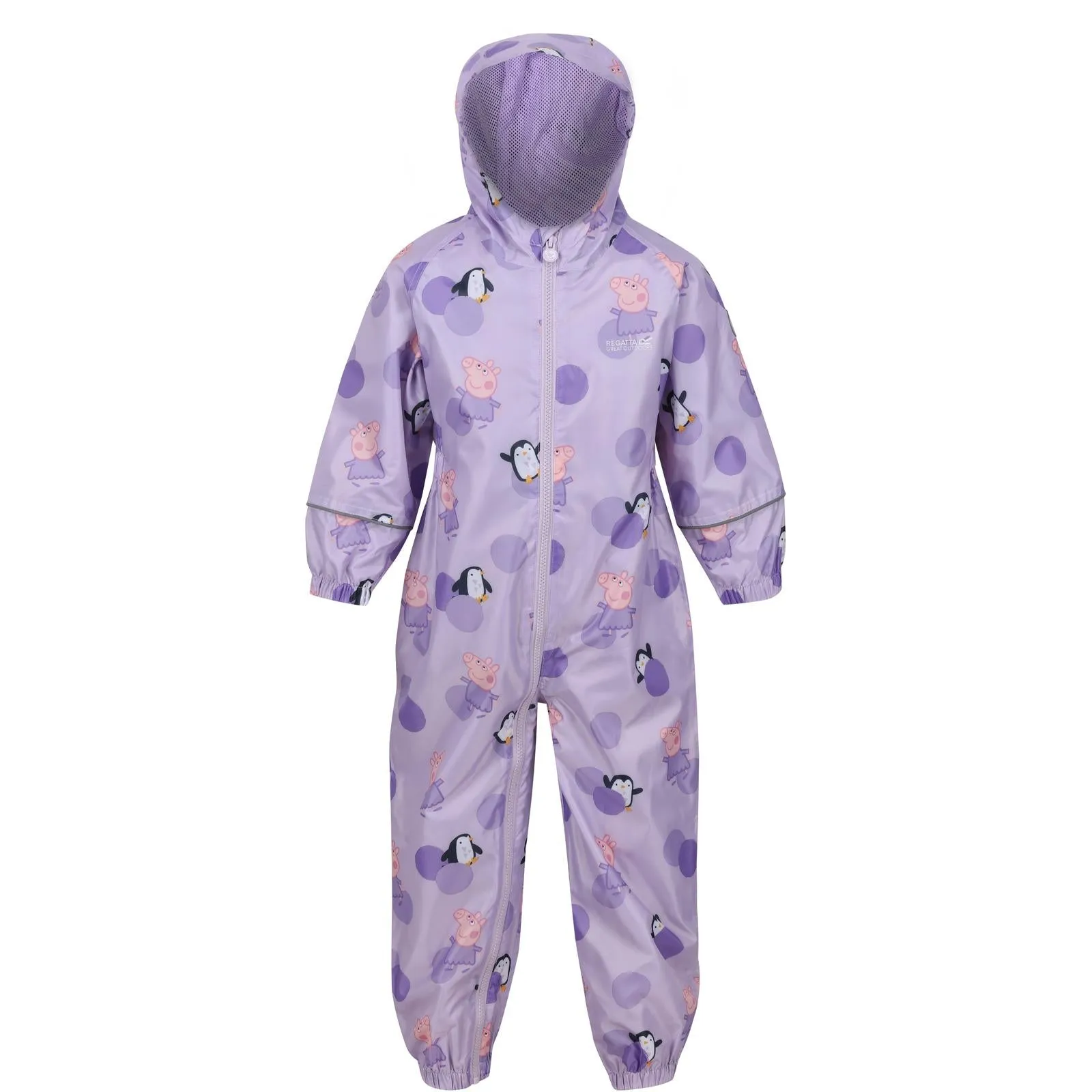 Regatta Kids Peppa Pig Pobble Print Waterproof Puddle Suit