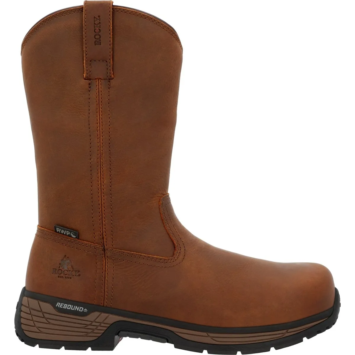 Rocky Treadflex Men's 11” Composite Toe Work Boots Rkk0469 In Brown