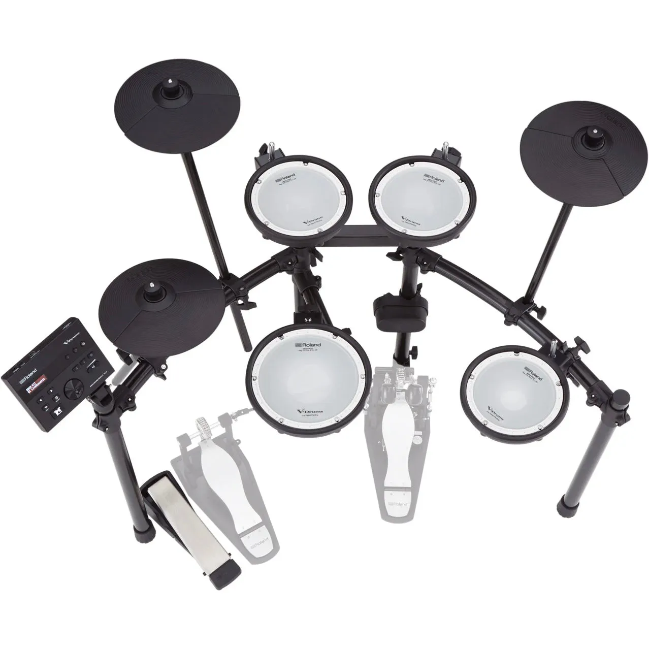 Roland TD-07DMK Electronic Double Mesh Kit V-Drums Set w/ TD-07 Module