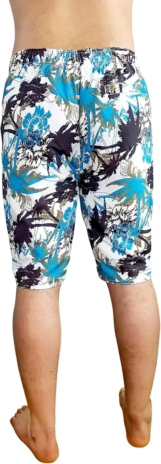 Royal Wear Men's Swim Trunks Bathing Suits with Side Pockets | Board Shorts | Quick Dry | Beach Shorts for Swimming & Surfing