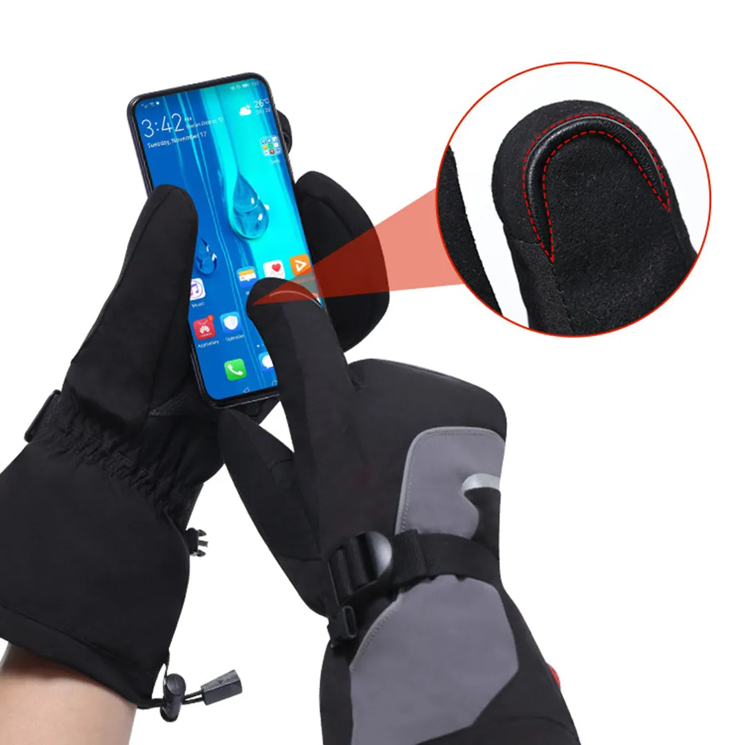 S67G Heated Mittens Electric Battery Gloves with 7.4V 2200mAh Battery