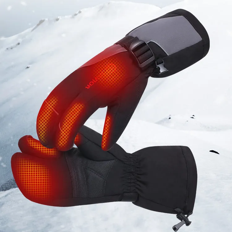 S67G Heated Mittens Electric Battery Gloves with 7.4V 2200mAh Battery